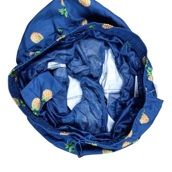 NWT Old Navy Pineapple Print Swim Shorts Size XL - Picture 4 of 9
